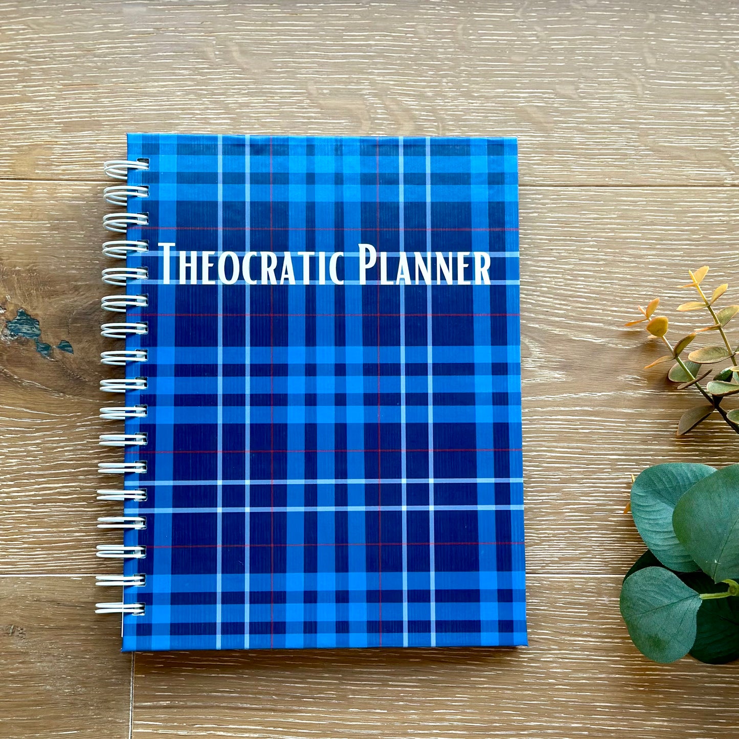 Plaid Undated Theocratic Planner