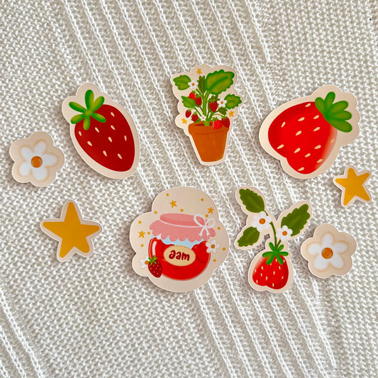 Strawberry Sticker Pack