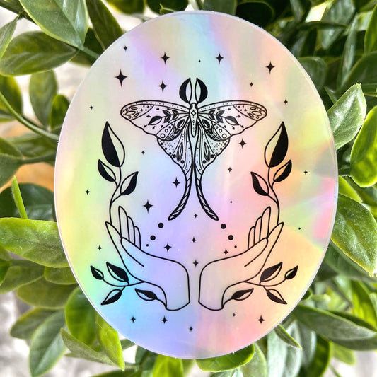 Holo Moth Sticker