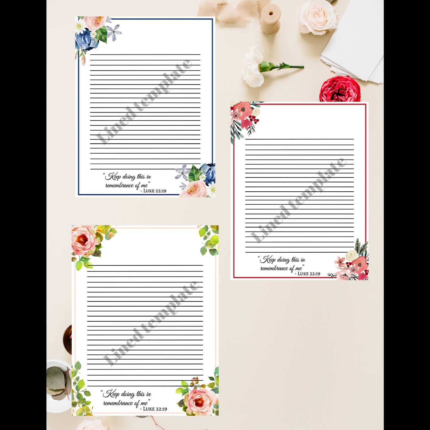 Memorial Letter Printable