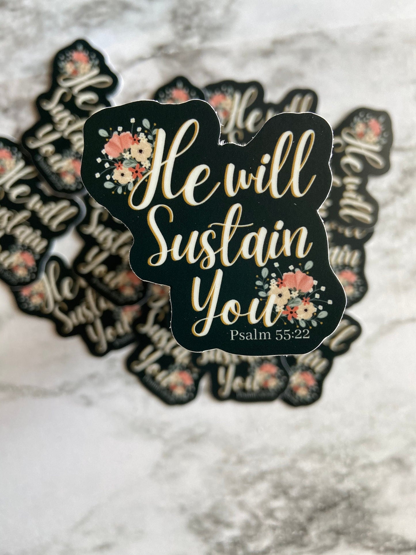 He will Sustain you Sticker