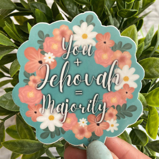 You + Jehovah Sticker