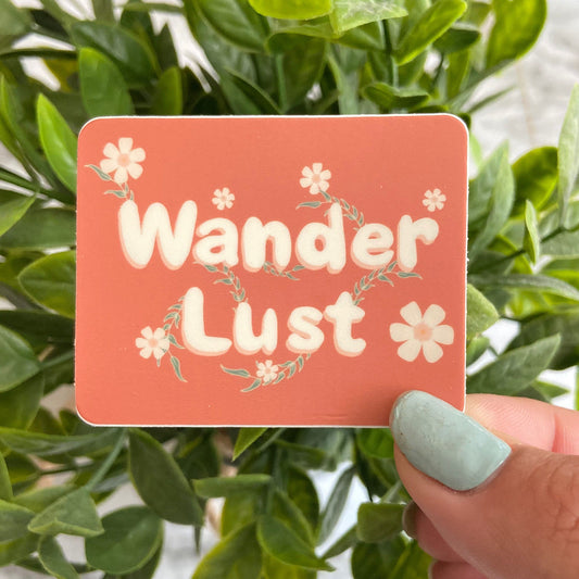 Wander lust Sticker